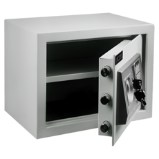 KEEPER SAFE BOX 守護者保險箱 家用密碼保險箱 內雙層A4可放, 黑色