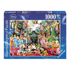 Ravensburger 維寶 迪士尼拼圖, 1000片, 歡慶聖誕, 1盒