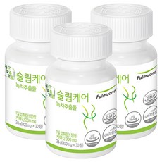Pulmuone 圃美多 綠茶孅萃錠, 3罐, 24g