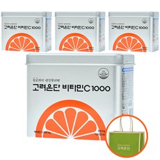 고려은단 비타민C 1000 + 쇼핑백, 180정, 4개