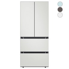 [색상선택형] 삼성전자 비스포크 키친핏 김치플러스 4도어 냉장고 420L 방문설치, RQ42A94C1AP