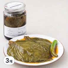 소중한식사 깻잎지, 400g, 3개