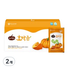 오가닉가든 고이담은 호박즙, 2.7L, 2개 2개입, 90ml
