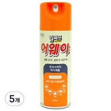 한국DBK 킬파프 어웨이모기/진드기기피제 200ml, 5개
