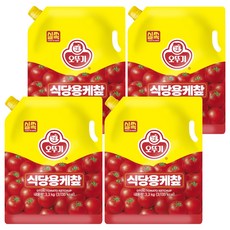 OTTOGI 不倒翁 實惠餐廳用番茄醬袋裝, 3.3kg, 4個