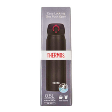 THERMOS 膳魔師 輕量不銹鋼彈蓋保溫杯 0.6L JNL-602 保溫保冷, JNL-602-MTBK, 600ml, 1瓶