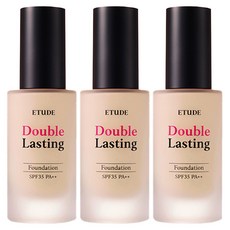 ETUDE 長效待肌無瑕輕粉底 30g, 13C1 Rosy Pure, 3瓶
