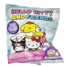jazwares Sanrio 三麗鷗 Hello Kitty and Friends 2吋盲包公仔2件組, 1個