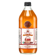 自然醫生 Holistic Medicine 有機蘋果醋 32oz (946毫升), 未過濾, 含醋母, 946ml, 1瓶