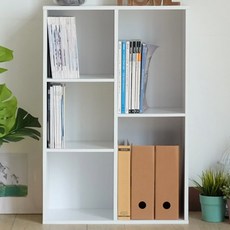 EASY HOME 開芯加厚五格直橫兩用收納櫃, 寬60x深29.5x高89.8公分, 白色, 台灣製, 60 x 29.5 x 89.8cm