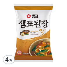 샘표 된장, 1kg, 4개