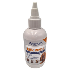 Vetericyn 維特萊森 plus 全動物耳朵三效潔護滴劑液態, 3oz, 清潔耳垢, 適用於新生、全類動物, 89ml, 1瓶