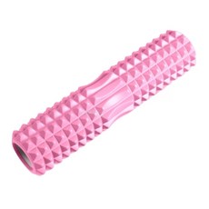 S-SportPlus+ 月牙瑜珈柱 長45 粉色 瑜珈滾筒 肌肉放鬆 筋膜按摩, 1個