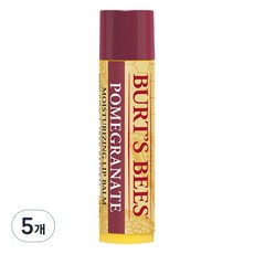 버츠비 모이스춰라이징 립밤 3개입, 포머그래넛트, 4.25g, 5개