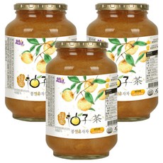 다미즐 봉밀 유자차, 2kg, 1개입, 3개 2kg, 3개, 1개입