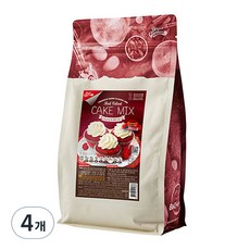 브레드가든 부드러운 레드벨벳 머핀믹스, 1kg, 4개