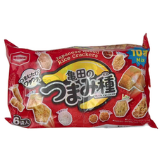 KAMEDA 龜田製菓 綜合米果, 日式混合米餅, 10種口味, 20克x6袋, 120g, 1包