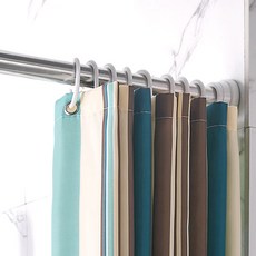 마켓플랜 초강력 스테인레스 압축봉 행거, 혼합색상