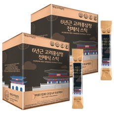 개성고려삼인 6년근 고려홍삼정 전체식 스틱 100p, 1.2kg, 2개 1200g, 2개