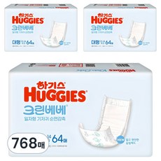 HUGGIES 好奇 Clean Baby一字型男女通用, 4階段, 768張