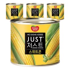 동원 JUST 노슈가 스위트콘, 340g, 4개