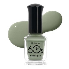 위드샨 60S 네일 매니큐어, M76 제이드그린, 9ml, 1개