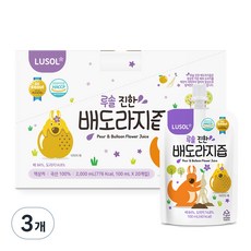 루솔 진한 배도라지즙, 진한배도라지즙, 100ml, 60개