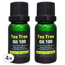 시크릿플랜트 티트리 오일 100, 10ml, 4개