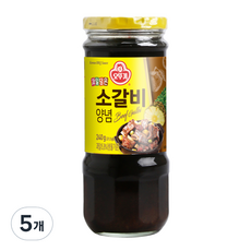오뚜기 버섯과야채 소갈비양념, 240g, 5개