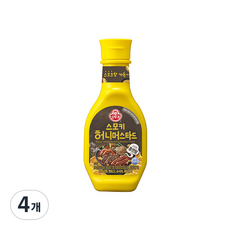 오뚜기 스모키 허니머스타드 소스, 260g, 4개