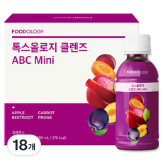 푸드올로지 톡스올로지 클렌즈 48시간 ABC Mini, 18개, 180ml
