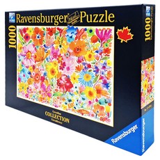 Ravensburger 維寶 綻放美麗鮮花 1000片拼圖, 綻放美麗, 1000片, 1盒