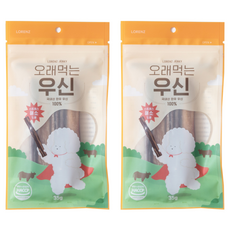 로렌츠 강아지 오래먹는 우신 건조간식 35g, 고기맛, 2개