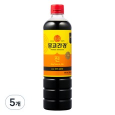 몽고간장 진, 900ml, 5개