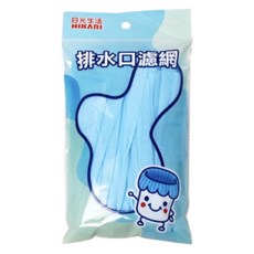Hikari 日光生活 排水口濾網160入裝，超細網眼有效過濾，一次性廚房水槽過濾網，防止堵塞, 1入