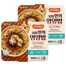 ivenet 艾唯倪 即食營養副食品, 150g, 2盒, 牛肉香菇口味