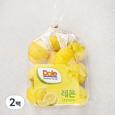 돌 호주산 레몬, 2팩, 1kg - 레몽