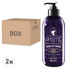 WHISTLE 狗狗柔潤亮澤洗毛精, 蘋果花香, 500ml, 2瓶