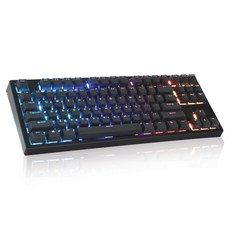 콕스 엔데버 텐키리스 RGB PBT 방수 무접점 키보드 35g, 블랙