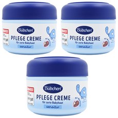 Bubchen 貝臣 Pflege Creme 雪花膏，適用於嬌嫩的嬰兒肌膚, 75ml, 3罐