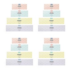 FLEXA 高級綜合抗菌夾鏈袋組，15入, S 14*17cm+M 20*25cm+L 28*25cm+XL 32*35cm, 4組