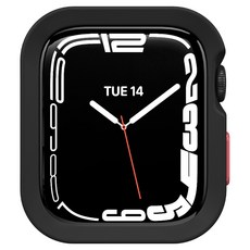 SwitchEasy 魚骨牌 Colors Apple Watch 40/41mm 手錶保護殼 - 黑, 黑色, 1個