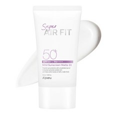 어퓨 슈퍼에어핏 마일드 선크림 노세범 이엑스 SPF50+ PA++++, 50ml, 1개