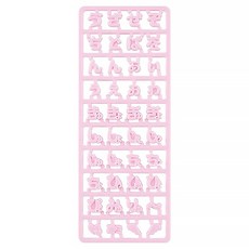SANRIO 三麗鷗 文字遊戲日文字母 SXPACHI2 粉色, 1個