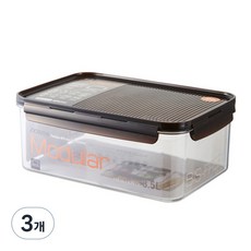 락앤락 비스프리 모듈러 직사각 3.5L, 3개, 1개