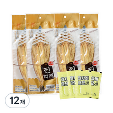 해맑은푸드 빠삭 찐먹태, 55g, 12개