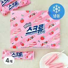 롯데웰푸드 스크류바 미니 (냉동), 4개, 12개입, 25ml