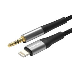 POLYWELL 寶利威爾 Lightning轉3.5mm 音源轉接線, PW15-W52-B131, 1條