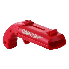CapGun 彈射開瓶器,瓶蓋發射玩具, 經典款紅色, 1個