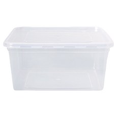 Axis 艾克思 便利輕巧食物分裝塑膠盒 糕點盒 1000ml 5入, 食用級PP材質，可冷藏冷凍保鮮，台灣製造, 5個, 透明